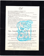 DB Advocaat & Voorz. Gezelle Museum - Jan Joseph Bernolet ° Brugge 1887 † 1957 X J. Tavernier /Legein Cuvelie Leegenhoek - Devotion Images