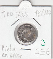 CRBAN13 MONEDA ROMA TRAJANO 98-117 PETRA EN ALTAR 75 - Other & Unclassified