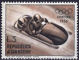 San Marino 1955 - Mi 537 - YT 404 ( Cortina D'Ampezzo Olympic Games L: Bobsleigh ) MNG - Winter 1956: Cortina D'Ampezzo