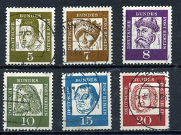 ALLEMAGNE: Berlin N° 178 -183 - (Yvert) Oblitéré. 1948-1959 - Gebraucht