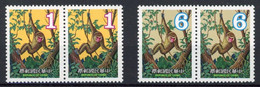 China Taiwan 1979 MiNr. 1315 - 1316 Chinese New Year Monkey Formosan Rock Macaque 4v MNH** 7.00 € - Otros