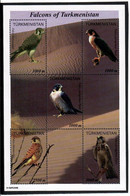 Turkmenistan 1999 . Falcons. S/S Of 5v. Michel # BL 8 - Turkmenistan