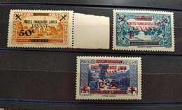Levant - 1942 - N°Yv. 41 à 43 - Série Complète - Forces Françaises Libres - Neuf Luxe ** / MNH - Unused Stamps