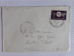 N° 669 Y & T Centenaire De L'UIT Sur Pli De Mondorf Les Bains Pour Levallois Perret France - Cachet Illustré 13-07-1965 - Cartas & Documentos