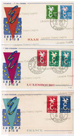 Expo 58 Exposition Universelle De Bruxelles Lot De  11 FDC Et Documents Postaux Marcophilie Timbre 1958 - 1951-60