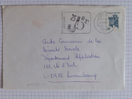 N°1282 Mi Musée De La Poste - Cachet De Mersch 15-11-1994 - Avec Indexation Automatique - Briefe U. Dokumente