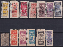 F-EX29503 BRAZIL BRASIL FEDERAL LOCAL REVENUE STAMPS LOT. PERNAMBUCO. - Timbres-taxe