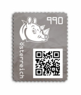 Österreich 2021 Crypto Stamp 3.1 Rhino Black, Unused NFT, Sold Out, Schwarz, Ungebraucht NFT, Ausverkauft - Nuevos