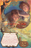 344507-Halloween, Nash No 6b-1, OU Kid, Spinning JOL With Two Lit Candles - Halloween