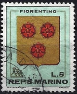 San Marino 1968 - Mi 905 - YT 712 ( Coat Of Arms Of Florentino ) - Gebruikt