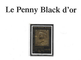 Bhoutan Le Penny Black Noir OR De 1996 Num 1129 Neuf ** - Bután