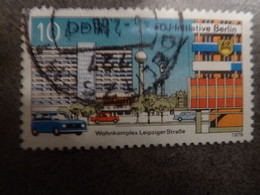Ddr - Fdj Initiative Berlin - Wohnkomplex Leipziger Strabe - Val 10 - Multicolore - Oblitéré - Année 1979 - - Used Stamps