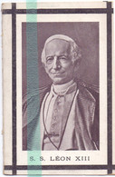 DP  Devotie Doodsprentje Image Mortuaire Pape Paus Leon XIII - Carpineto 1810 - Rome 1903 - Esquela