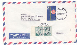 Turquie - Lettre De 1959 - Oblit Ankara - - Covers & Documents