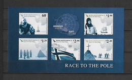 Dépendance De Ross (Nouvelle Zélande) Bloc Feuillet N° 3**Expédition Vers Le Pôle-sud - Unused Stamps