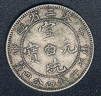 China, Manchurian Provinces, 20 Cents, Silber, Hsuan Tung, KM 213a.1 - China
