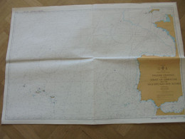 English Channel To The Strait Of Gibraltar Ant The Arquipelago Dos Acores - Carte Marine - Carte Nautiche