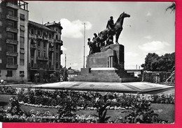LOMBARDIA - BUSTO ARSIZIO - MONUMENTO A ENRICO DELL'ACQUA - VIAGGIATA 1954 - ANNULLO A TARGHETTA - Busto Arsizio