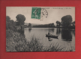 CPA  -   Hardricourt - Vue Sur Le Barrage  -( Pêche - Pêcheur ) - Hardricourt