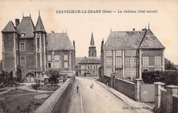 CPA - 60 - CREVECOEUR LE GRAND - Le Chateau - Edit Debray Bollez - Crevecoeur Le Grand