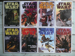 STAR WARS COMICS MAGAZINE N 1 B 2 A 3 A 4 A 5 A 6 A 7 A 8 A JANVIER 2013 A FEVRIER 2014 DELCOURT LUCAS BOOKS - Lots De Plusieurs BD