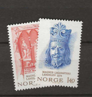 1974 MNH Norway, Mi 683-84 Postfris** - Ongebruikt