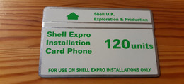 Phonecard United Kingdom 305E Shell Expro - [ 2] Plataformas Petroleras