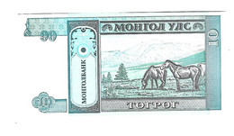 *mongolia 10 Tugrik 1993   68  Unc - Mongolia