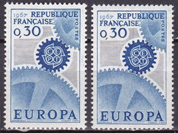 FR7446- FRANCE – 1967 – EUROPA - Y&T # 1521(x2) MNH - Unused Stamps