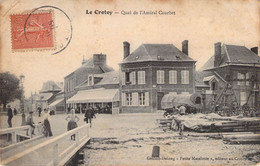 CPA - 80 - LE CROTOY - Quai De L'Amiral Courbet - Coulon Delong - Petite Matelotte  Editeur Au Crotoy - Le Crotoy