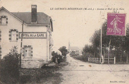 LE LOUROUX-BECONNAIS. - Avenue Et Mail De La Gare - Le Louroux Beconnais