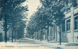 VAL DE MARNE  VILLEJUIF  Avenue Des écoles Et Les écoles - Villejuif