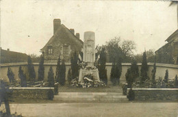 Villeneuve Au Chemin * Carte Photo * Vue Sur Le Monument Aux Morts - Sonstige & Ohne Zuordnung