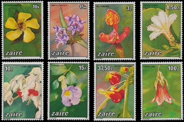 1231/1238** - Fleurs Du Zaïre / Bloemen Uit Zaïre / Blumen Von Zaire / Flowers Of Zaire - 1980-89: Ungebraucht