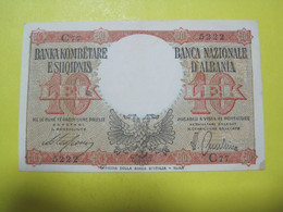 Albania 10 Lek ND 1939, Good Number C77 5222 - Albania