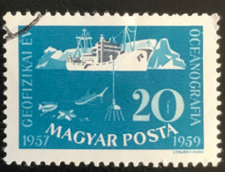 Magyar Posta - Hongarije - C10/60 - (°)used - 1959 - Michel 1572 - Geofysisch Jaar - Gebraucht
