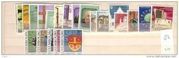 1982 MNH Luxemburg Year Complete According To Michel, Postfris - Años Completos