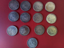 LOT Pièces 5 Francs Argent 1960 à 1964 - J. 5 Francs