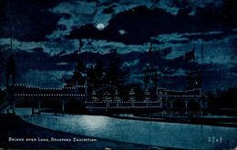 YORKS - BRADFORD  EXHIBITION - BRIDGE OVER LAKE (Moonlit) Y3508 - Bradford