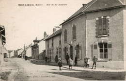 CPA 02 BERRIEUX RUE DE LA CHAUSSEE RARE BELLE CARTE !! - Otros & Sin Clasificación