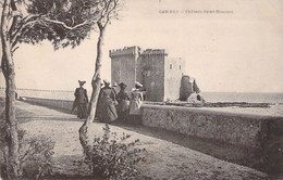 CPA - 06 - Cannes - Château Saint Honorat - Groupe De Femmes En Chapeau - Dos Non Divisé - Cannes