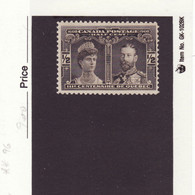 5900) Canada 1908 Mint No Hinge Quebec - Unused Stamps