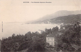 CPA - 06 - Menton - Vue Générale Depuis La Frontière - Dos Non Divisé - Héliotypie E Le Deley PARIS - Menton