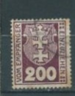 Dantzig N° YT Taxe 9 Oblitéré - Postage Due