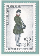 CPM, Journée Du Timbre 1967,Facteurs Du Second Empire ,Carte Prés Timbrée , Ed.  La Poste ,2021 - Stamps (pictures)