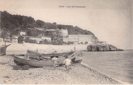 CPA - 06 - NICE - Quai Des Ponchettes - Dos Non Divisé - Bateau - Enfants Jouent Sur La Plage - Transport Maritime - Port