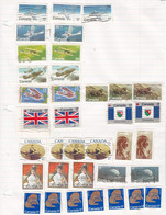 Timbre/Stamp (122348) Canada Mélangé/mixed Oblitéré Variétés Et Curiosités - Abarten Und Kuriositäten