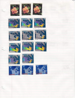 Timbre/Stamp (122349) Canada Mélangé/mixed Oblitéré Variétés Et Curiosités - Variedades Y Curiosidades