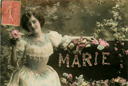 MARIE Marie * Carte Photo * Prénom Name * Art Nouveau Jugenstil - Vornamen