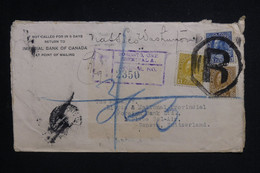 CANADA - Enveloppe Commerciale En Recommandé De Toronto Pour La Suisse En 1928 - L 127931 - Lettres & Documents
